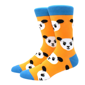 Oranje Panda Sokken