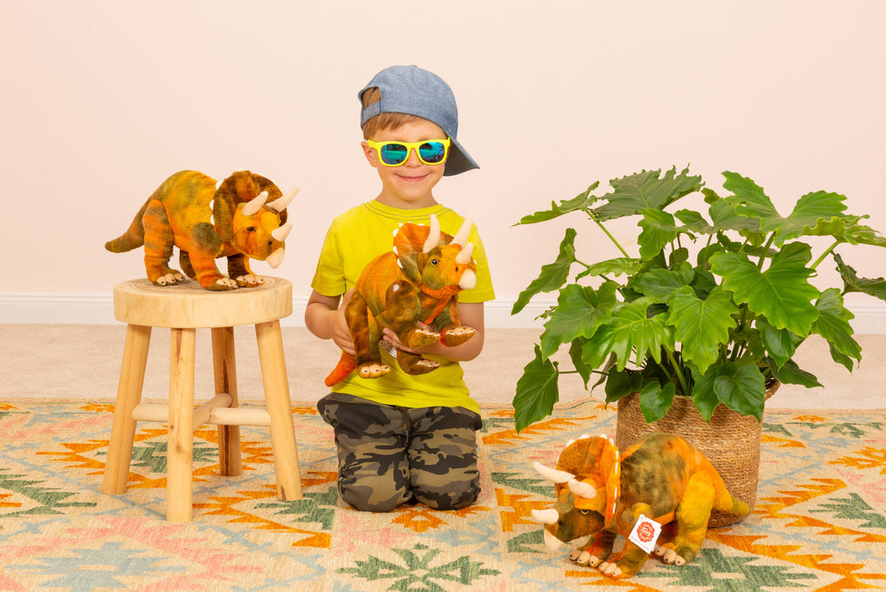 Pluche Dinosaurus Triceratops – 42 cm