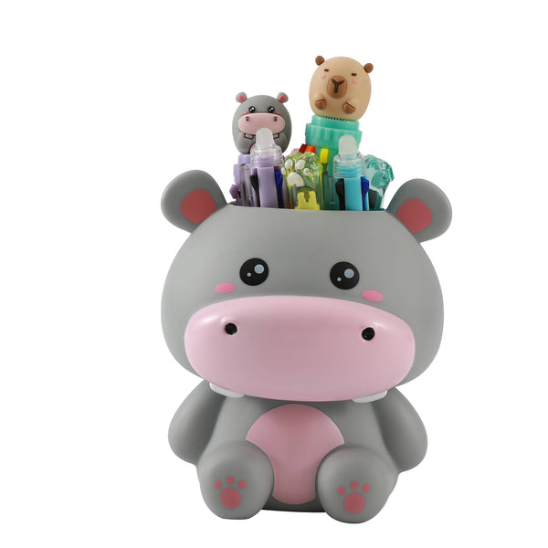 3D Hippo Pen Holder