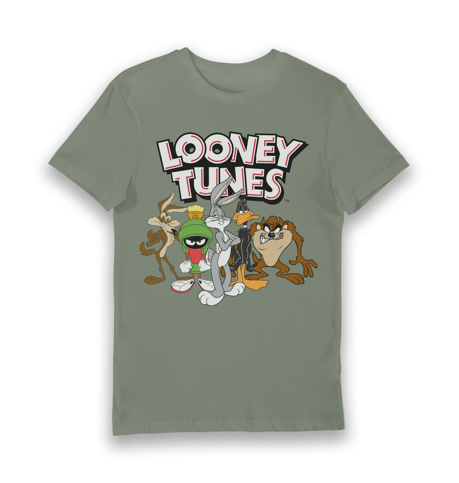 T-shirt Looney Tunes groupe avec logo