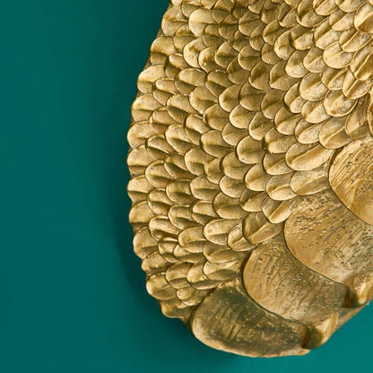 Dragon Drake wall light, gold, 66 x 27 x 41 cm