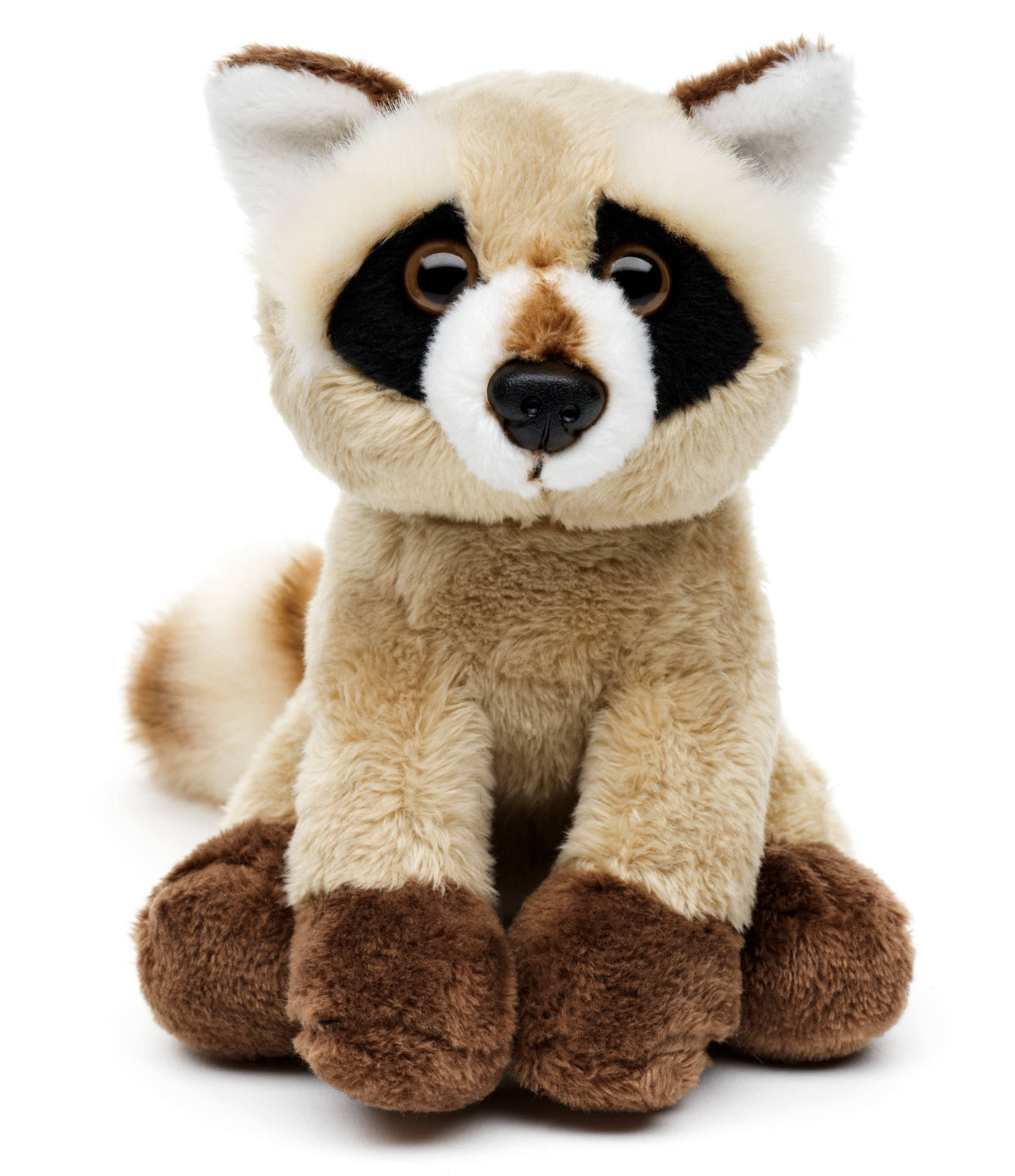 Brown raccoon plush toy