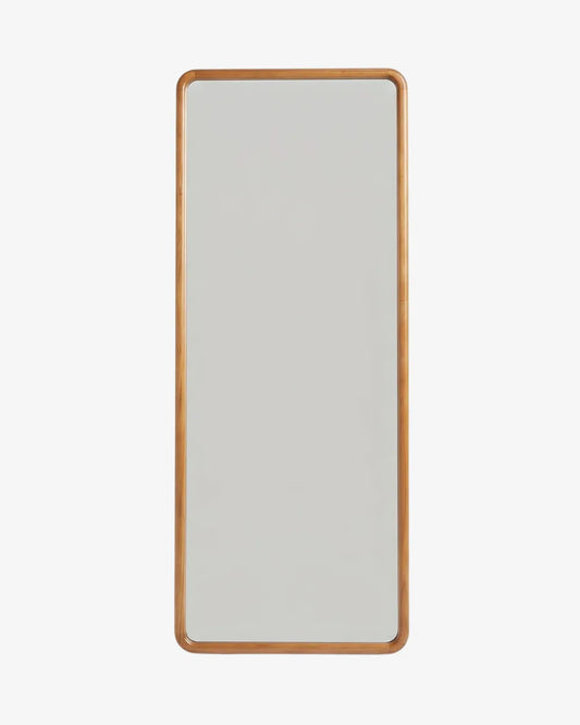 Rectangular wooden wall mirror - CRETA