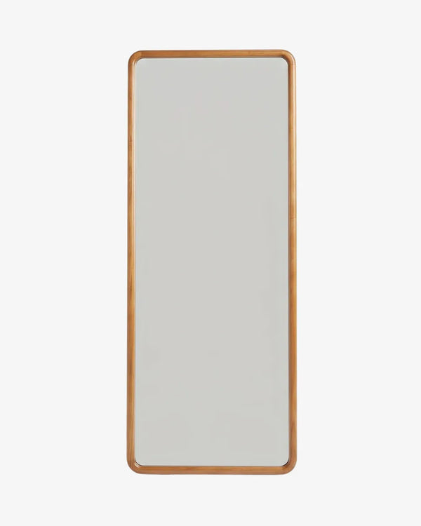 Rectangular wooden wall mirror - CRETA