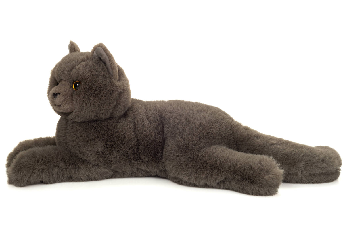 Lying Chartreux Cat Plush Toy