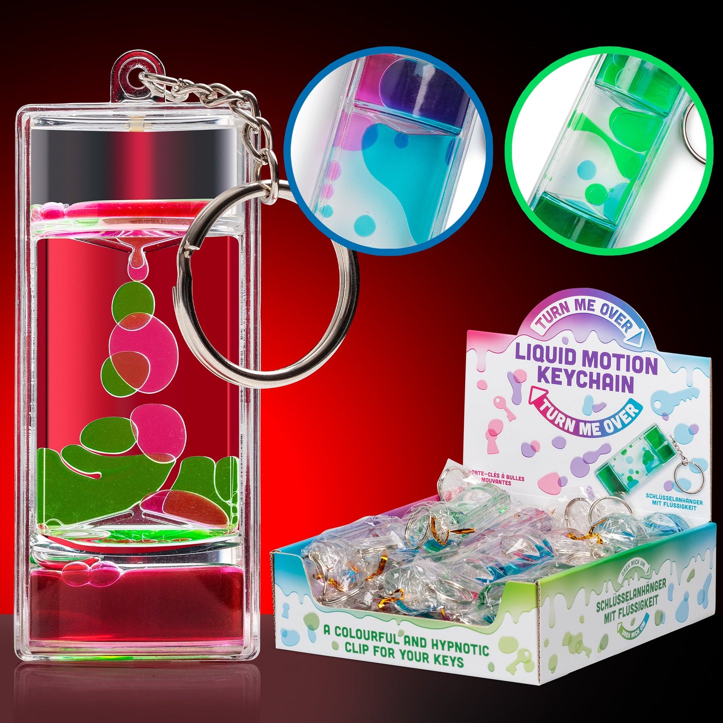 LIQUID MOTION KEYCHAINS