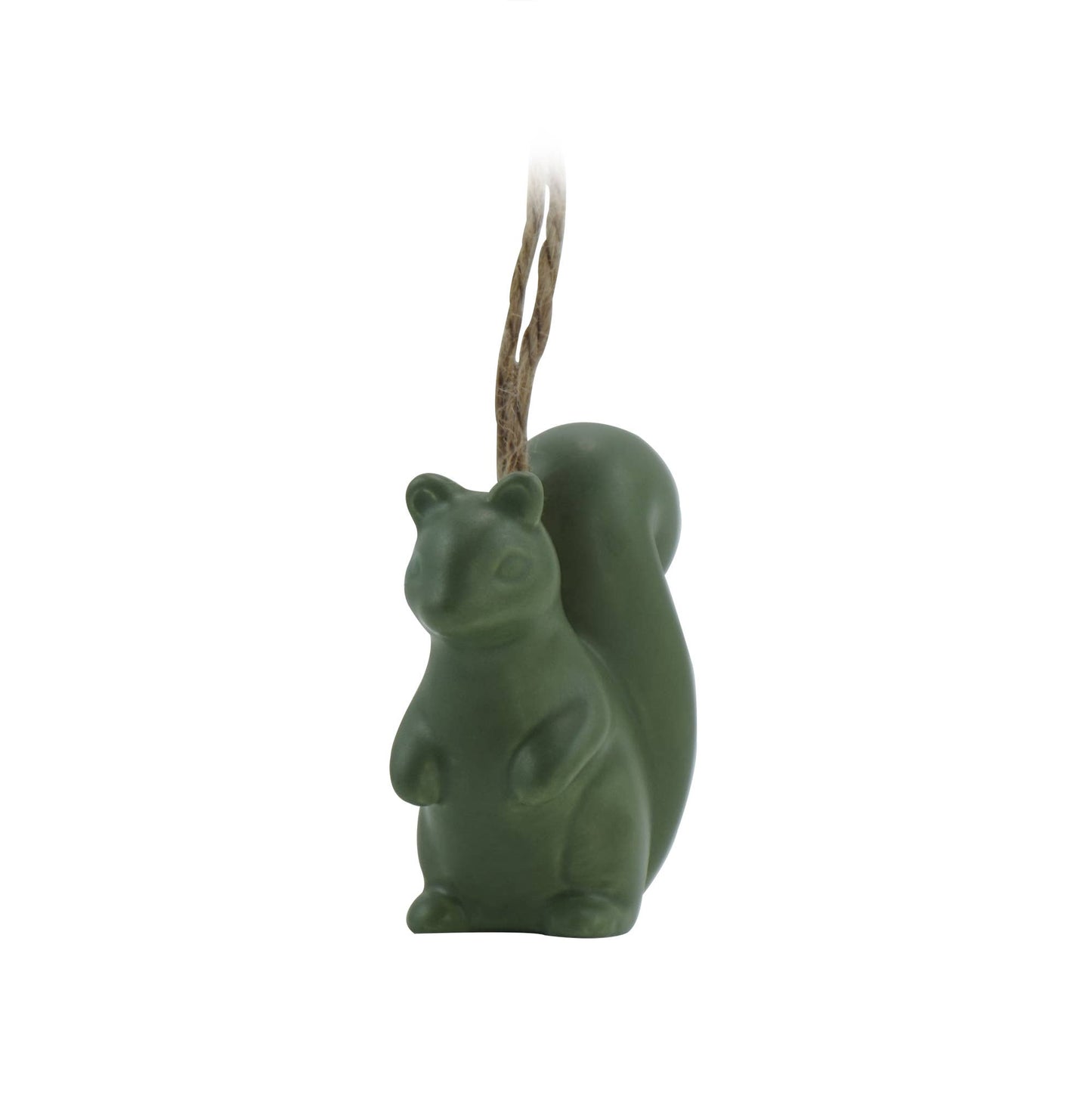 Hangende decoratie - Groene eekhoorn