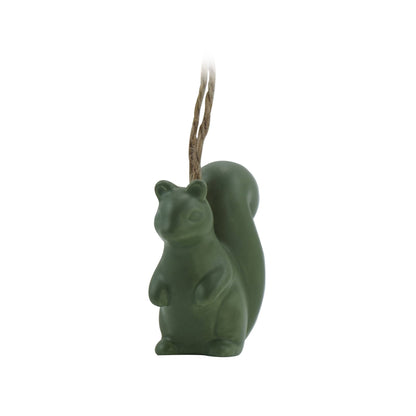 Hangende decoratie - Groene eekhoorn