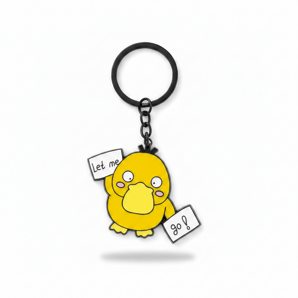 Yellow Duck “Let me go!” Keychain
