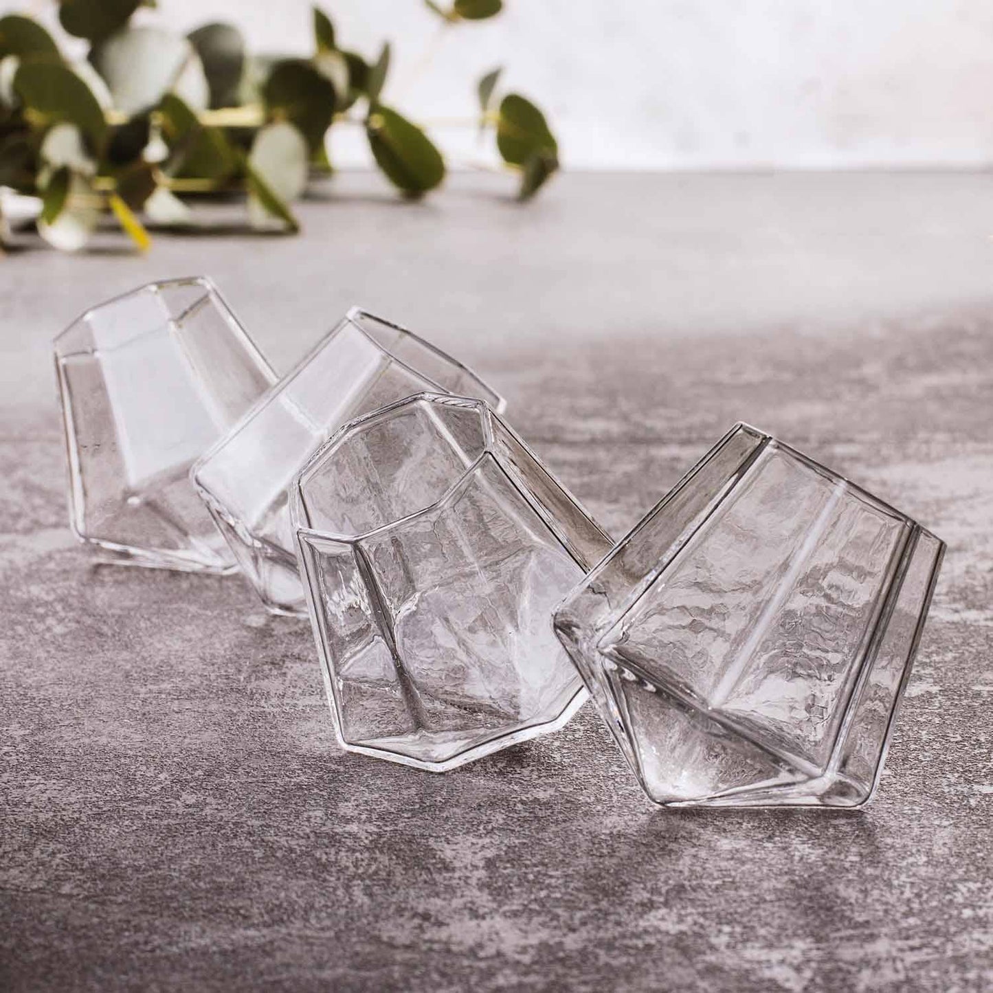 Mad Monkey - Diamond Shot Glasses (Set of 4) with Gift Box