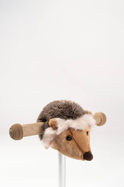Hedgehog head accessory for children's bicycle or scooter