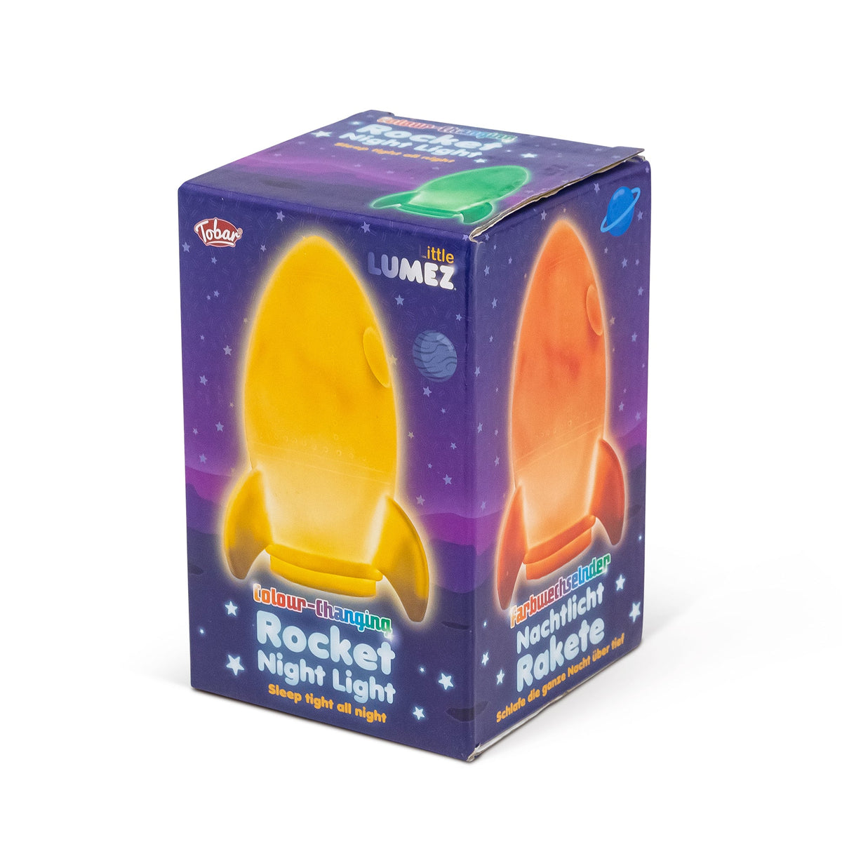 LUMEZ COLOUR-CHANGING ROCKET NIGHT LIGHT
