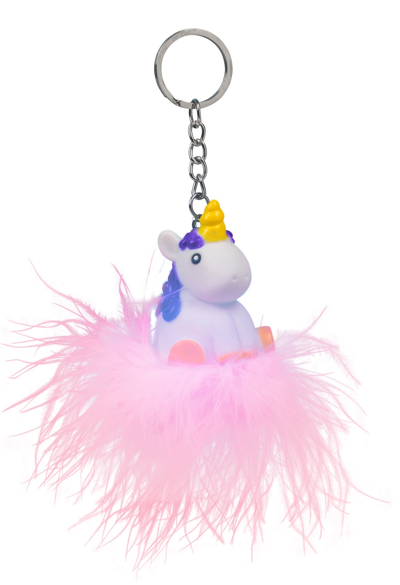 FLASHING UNICORN KEYCHAIN