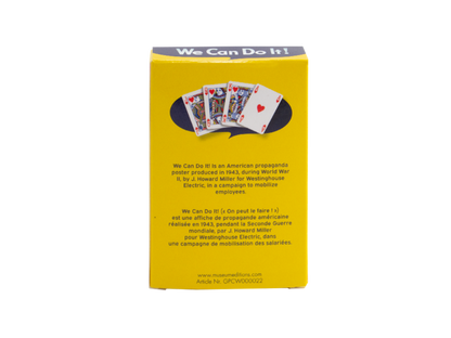 Deck of 56 "We Can Do It" Bridge playing cards
