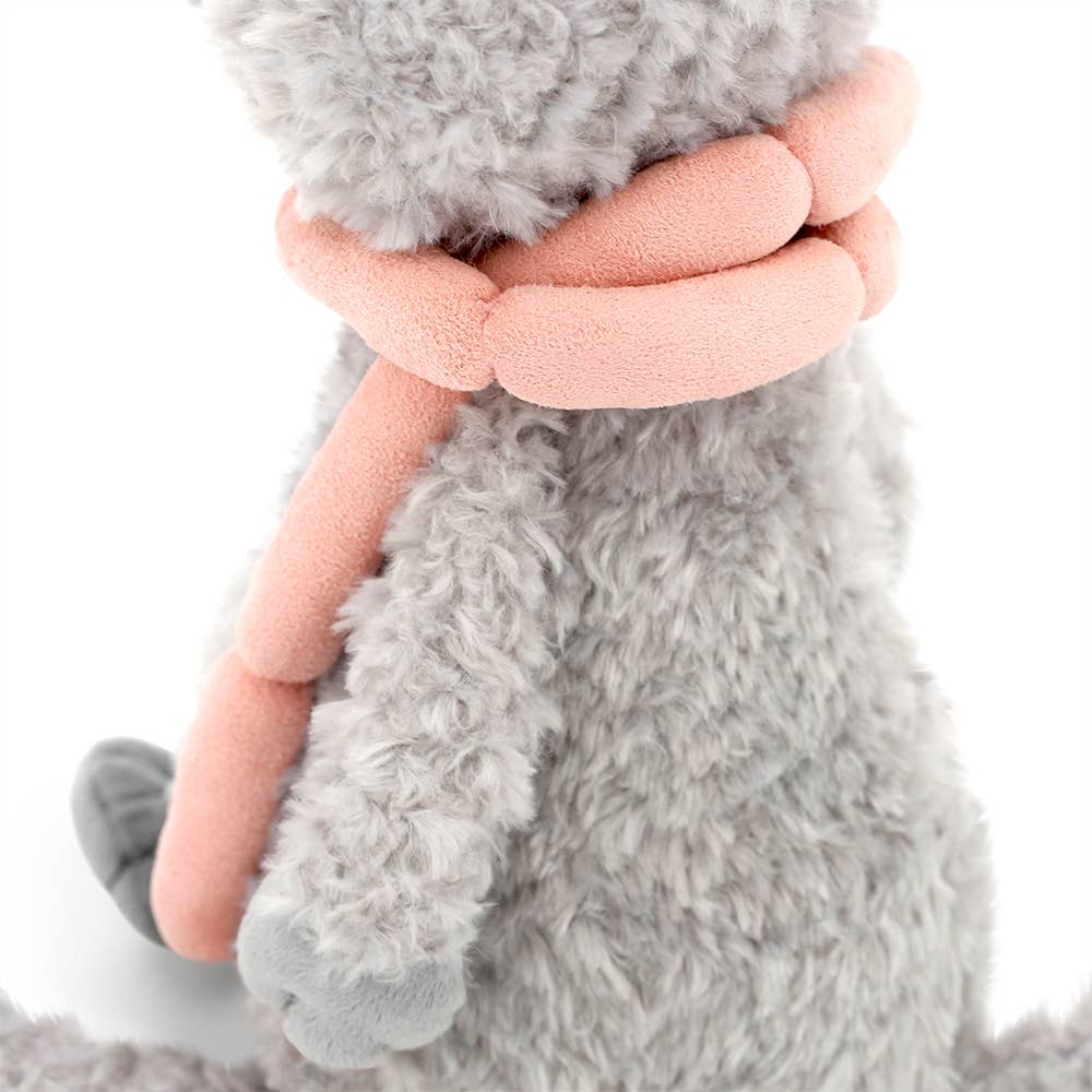 Buddy the Cat plush toy with sausages, 25 cm