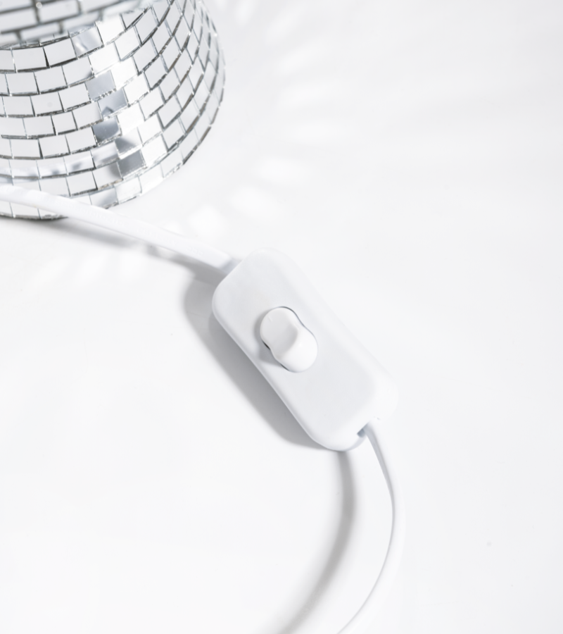 Mushroom disco lamp