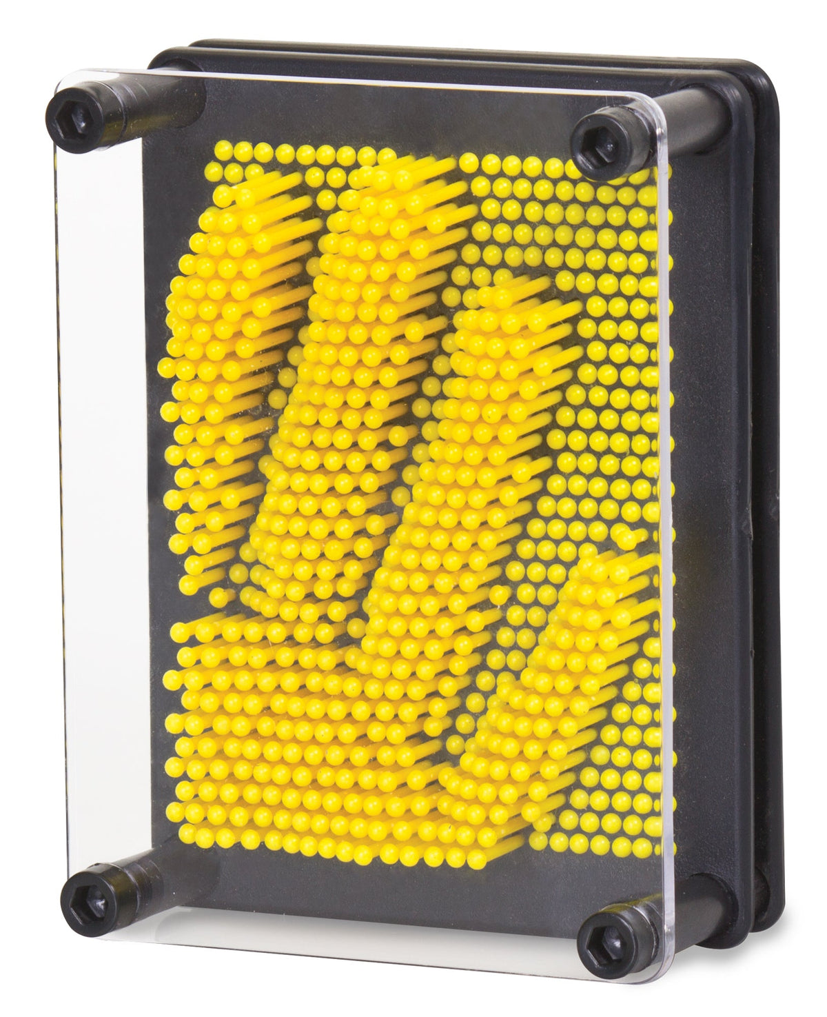 YELLOW PLASTIC MINI PIN ART