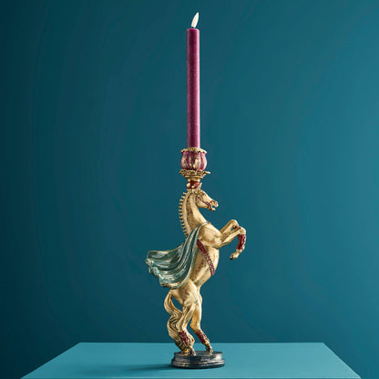 Circus Horse Chandelier, Gold, 17.5 x 9.5 x 36.5 cm