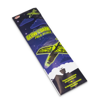 Polychrome phosphorescent glider plane