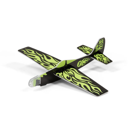 Polychrome phosphorescent glider plane