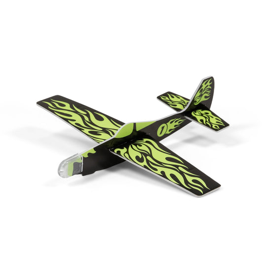Avion planeur polychrome phosphorescent