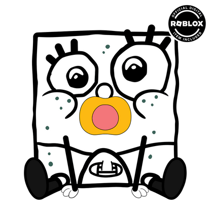 Baby DoodleBob Keychain (5in)