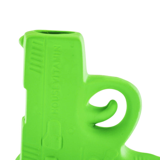 Vase - Pistol - Ceramic - Neon Green - 12x5x12cm
