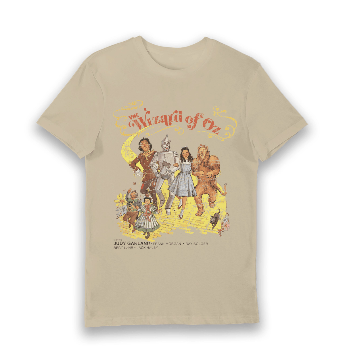T-shirt adulte Le Magicien d'Oz groupe de personnages