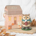 "Oliver" figurine ornament — Autumn owl