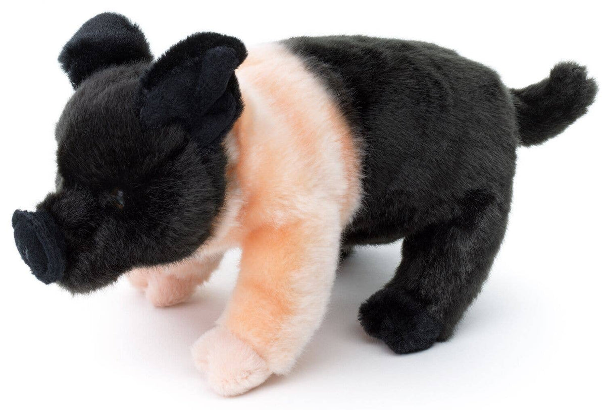 Fisherman piglet plush toy