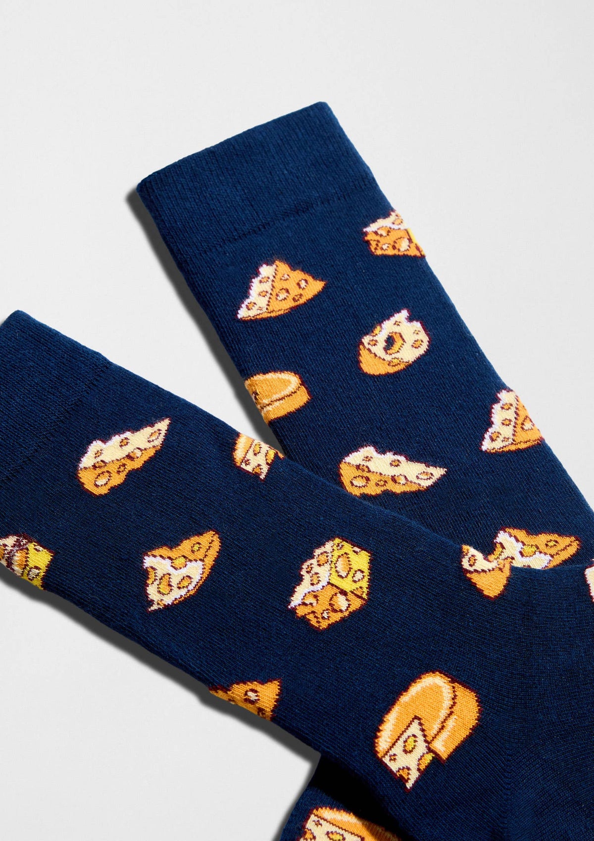 BeCheese Navy - Chaussettes 100 % coton biologique: Bleu / 36/40