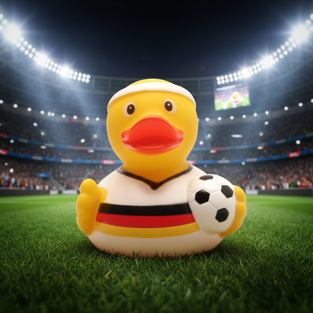 Canard Footballeur Maillot d'Allemagne
