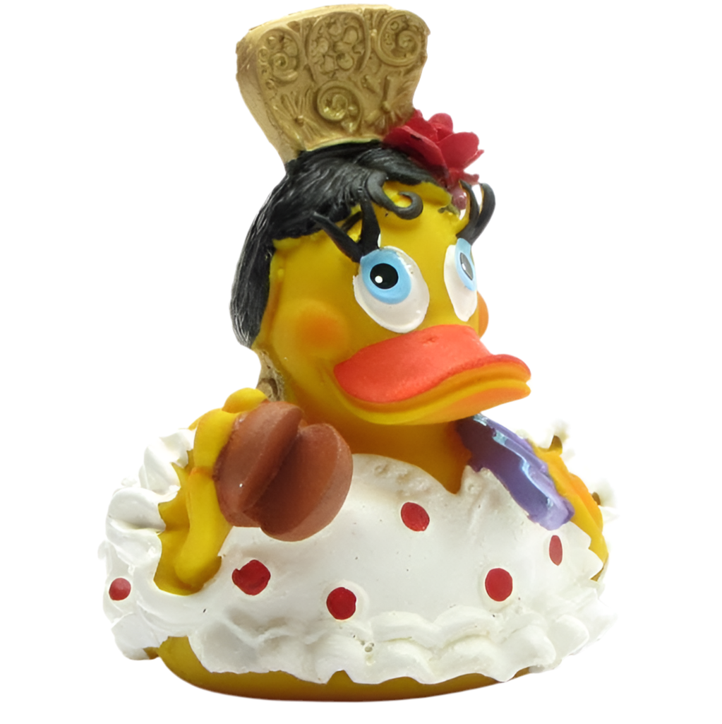 canard flamenco blanc lanco