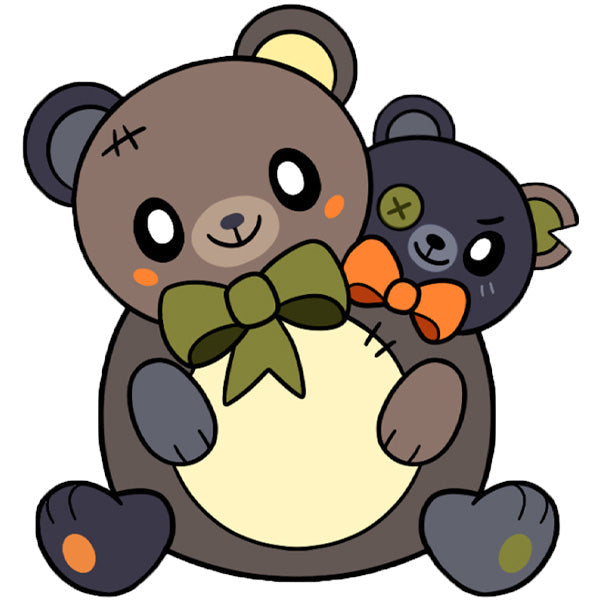 Peluche Mini Squishable – Two-Headed Ours