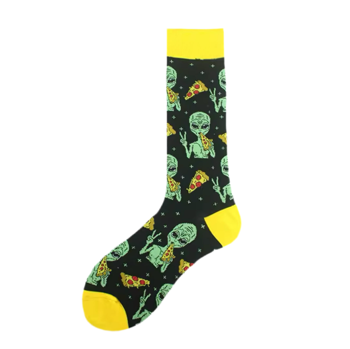 Alien &amp; Pizza Socks