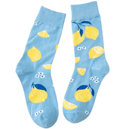 Yellow Lemon Socks