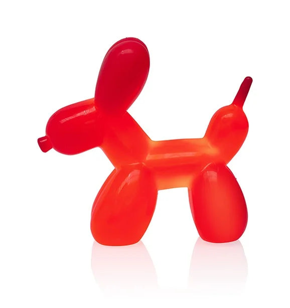 lampe ballon chien rouge