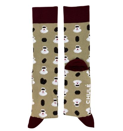 Chaussettes de Compression « Café Beige » - Chulé