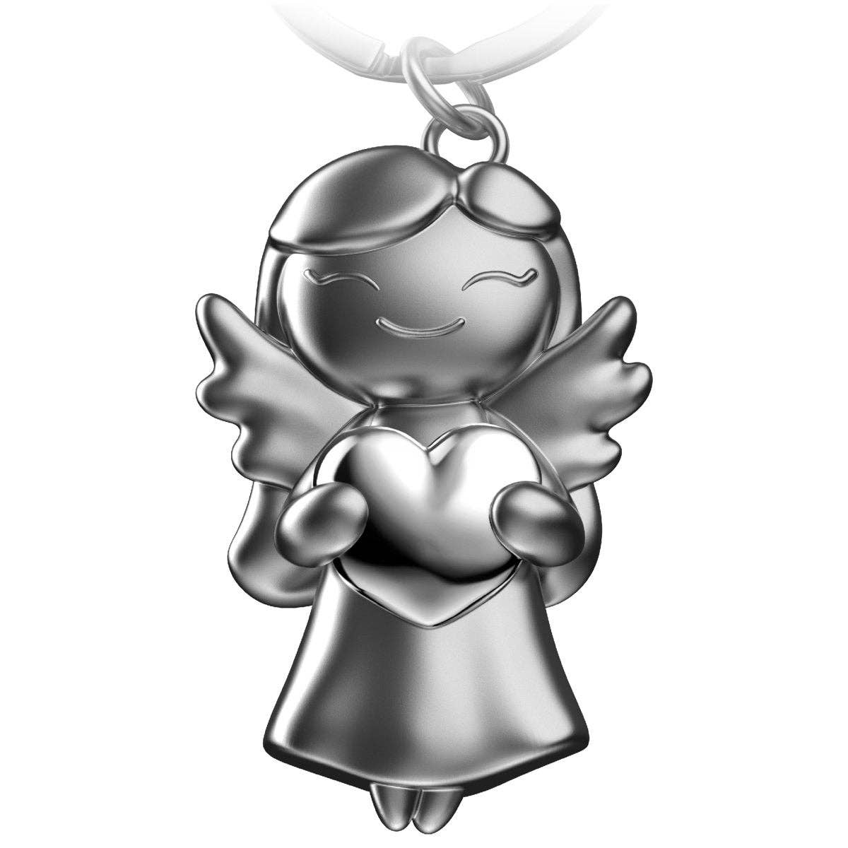 Schutzengel-Schlüsselanhänger „Stern“ – Glücksengel mit Herz