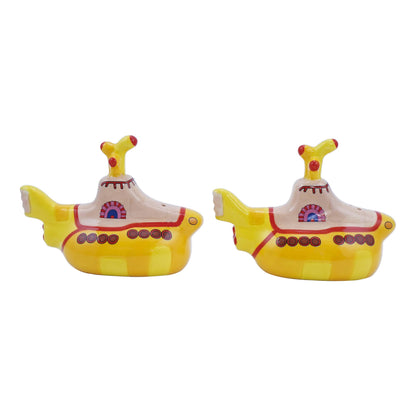 The Beatles Yellow Submarine ceramic salt and pepper shakers