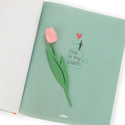 Marque-page Tulipe Rose