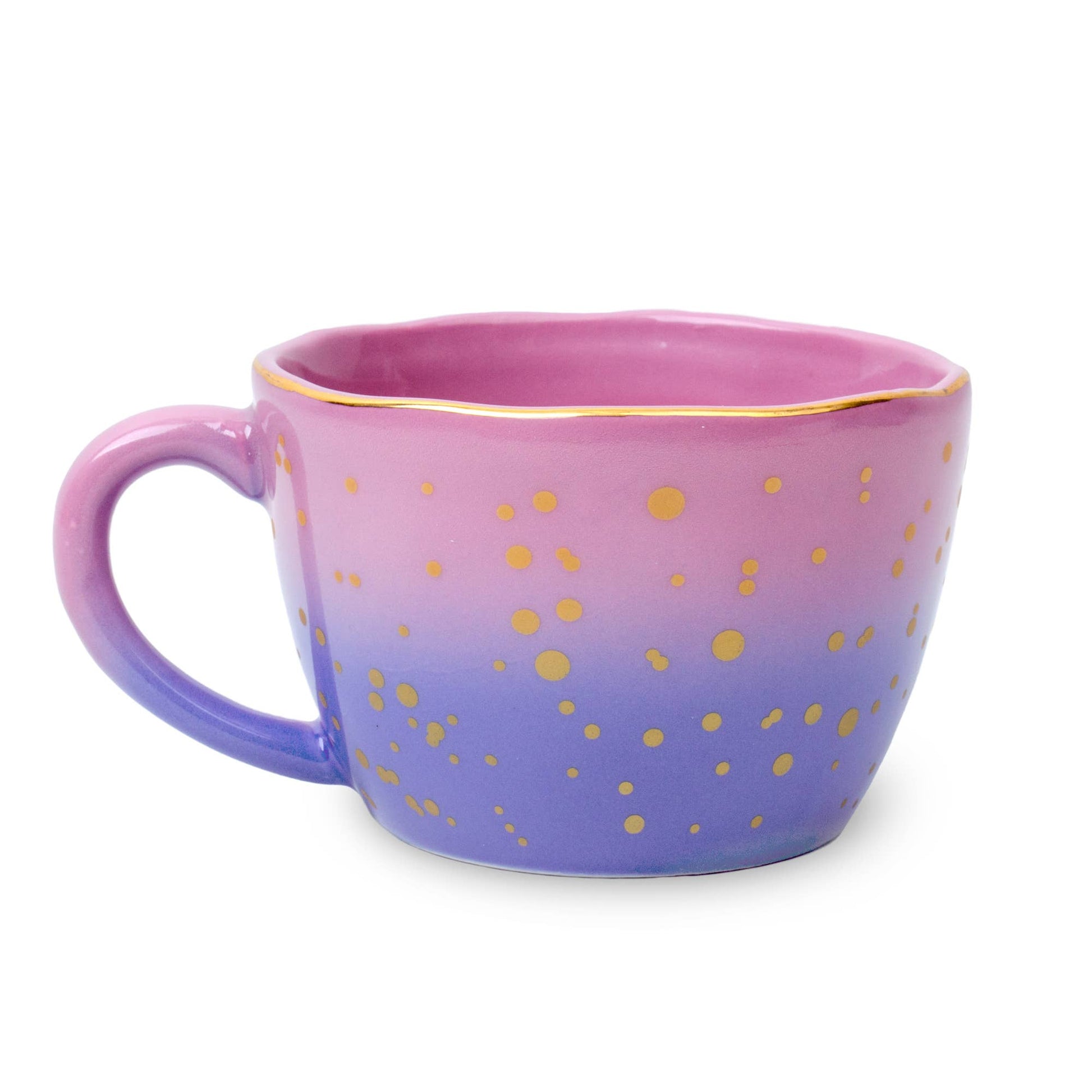 Mug Dégradé Violet Irrégulier Peint à la Main Helio Ferretti Vue 4