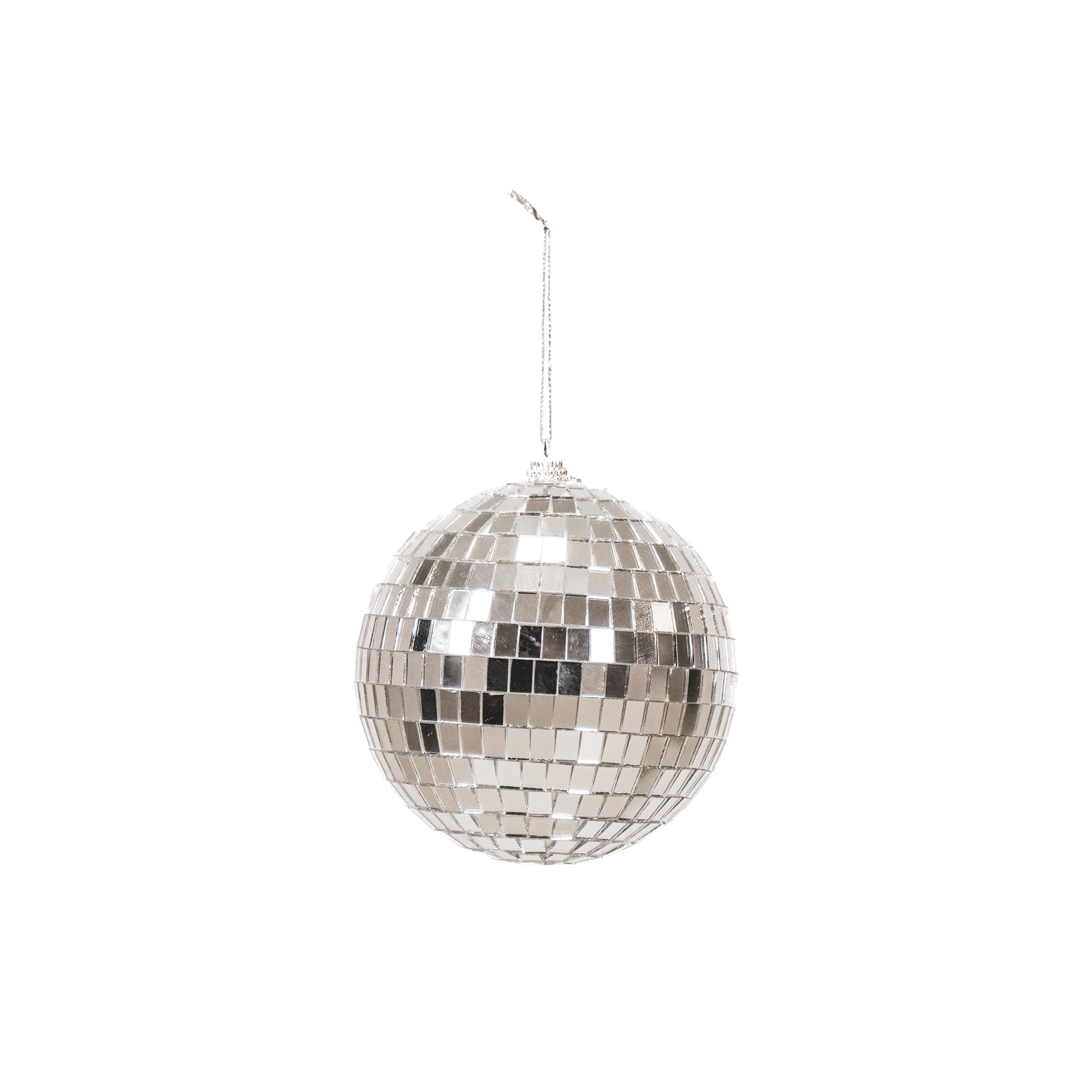 Boule de Noël Disco Argent - 8cm