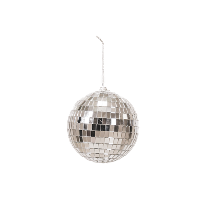 Boule de Noël Disco Argent - 8cm