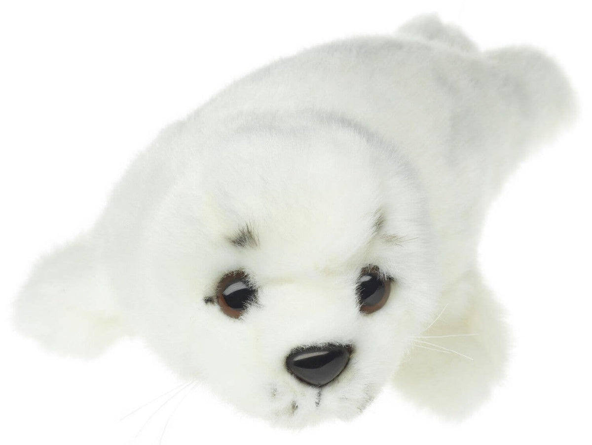Baby white seal plush toy