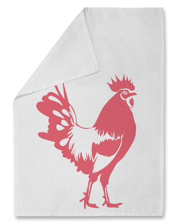 Rooster Tea Towel