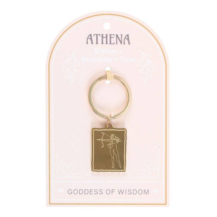 Athena Goddess Talisman Keychain
