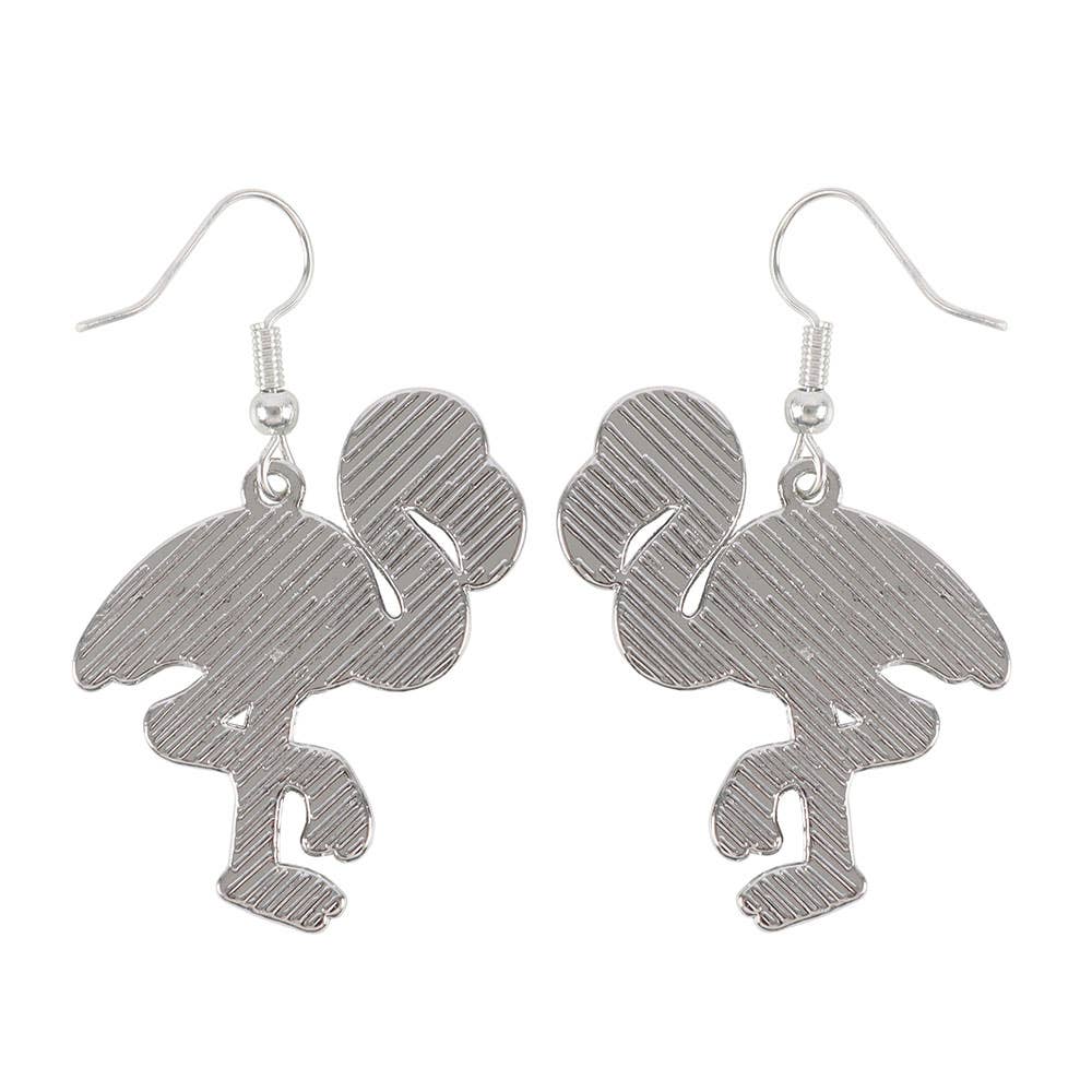 Flamin-goth drop earrings