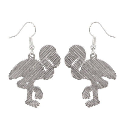 Flamin-goth drop earrings