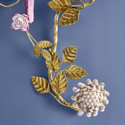 Papegaai wandlamp, oranje/roze